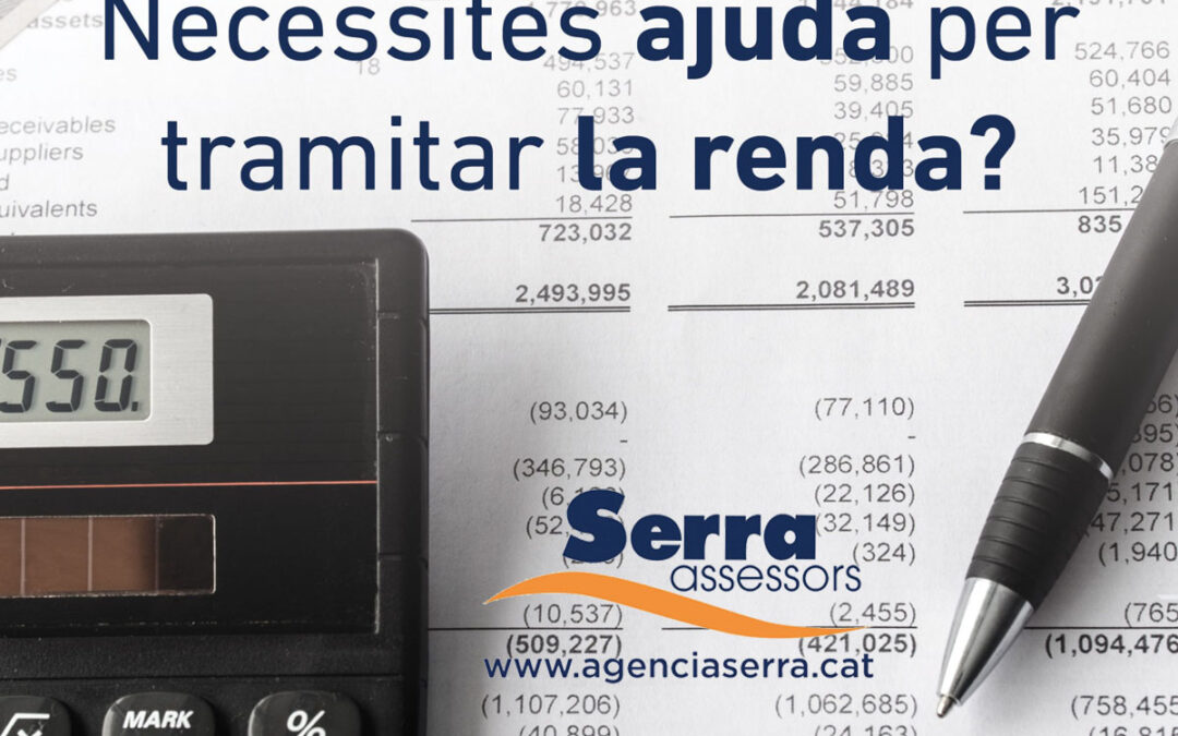 RENDA 2025: T’ajudem! Fins el 22 de juny de 2026